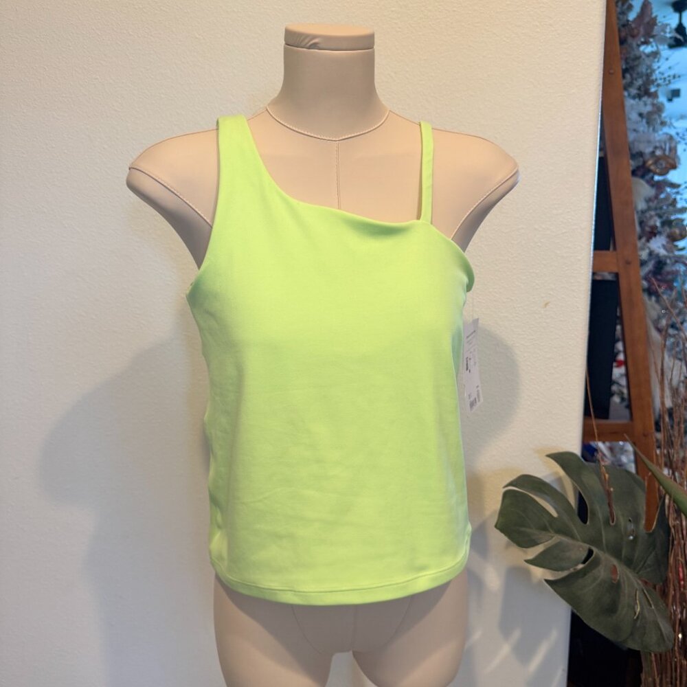 Athleta Girl NWT Stand Out Support Tank XL 14 Lime Green $39 Activewear